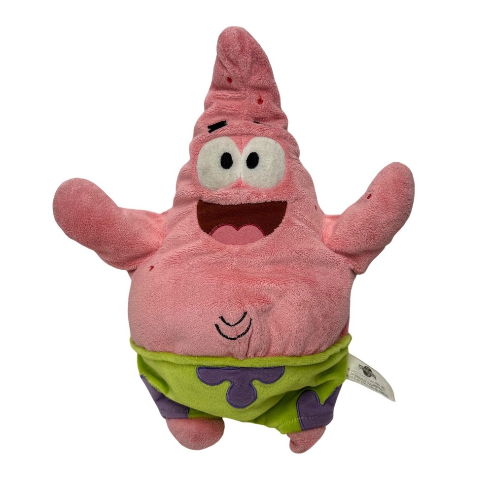 Patrick Star Plush‎ Puppet SpongeBob SquarePants Pink Starfish Stuffed Toy